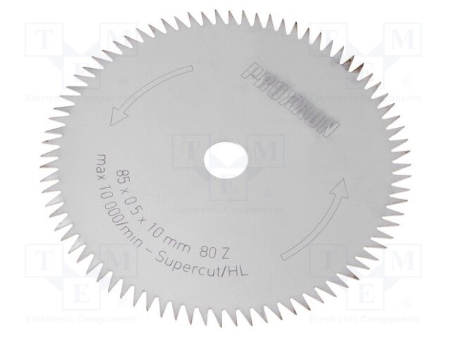 Cutting wheel; Ø: 85mm; Application: wood,plastic; D: 0.5mm