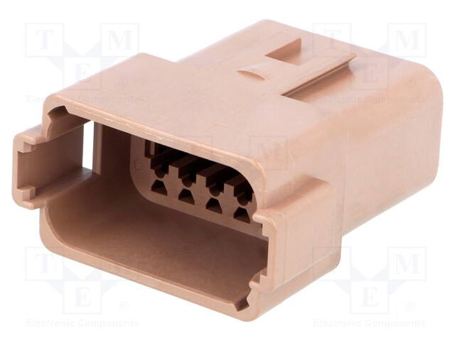 Connector: wire-wire; DT; plug; male; PIN: 12; IP68; Locking: latch