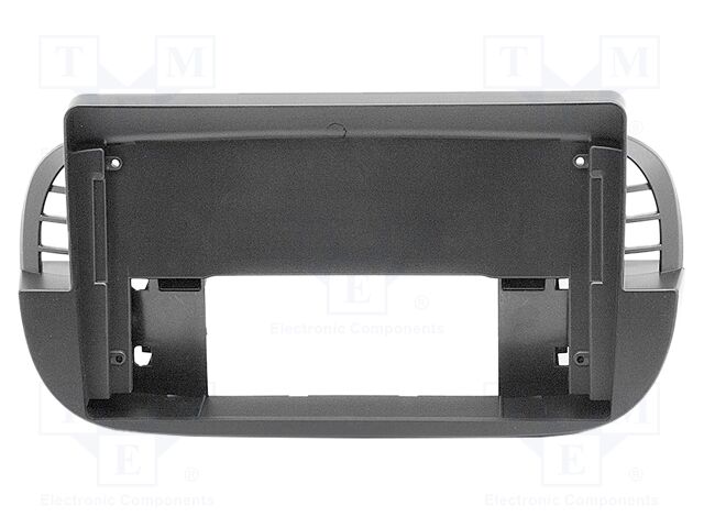 Radio frame; Fiat; black; 9"