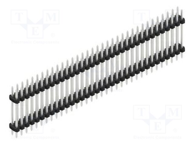 Connector: pin strips; pin header; male; PIN: 68; 2mm; THT; 2x34