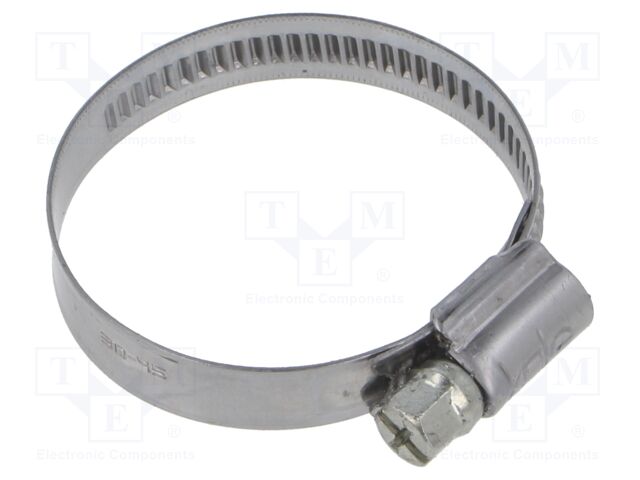 Worm gear clamp; W: 9mm; Clamping: 30÷45mm; steel; WD9; W2