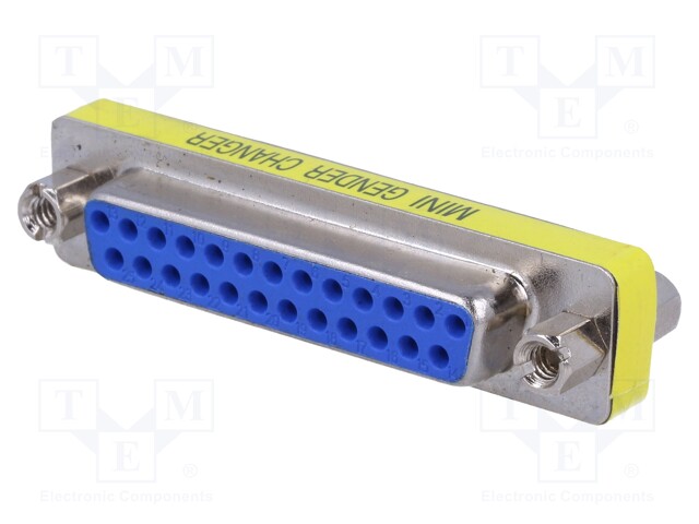 Transition: adapter; both sides,D-Sub 25pin female