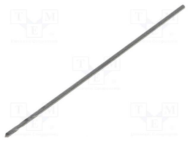 Drill bit; for metal; Ø: 0.4mm; HSS; Features: hardened