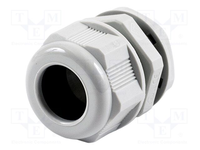 Cable gland; M32; IP68; nylon; UL94V-2; grey