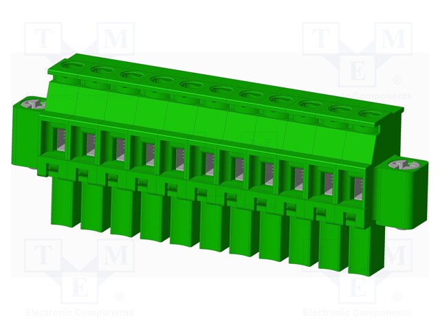 Connector: pluggable terminal block; plug; female; angled 90°