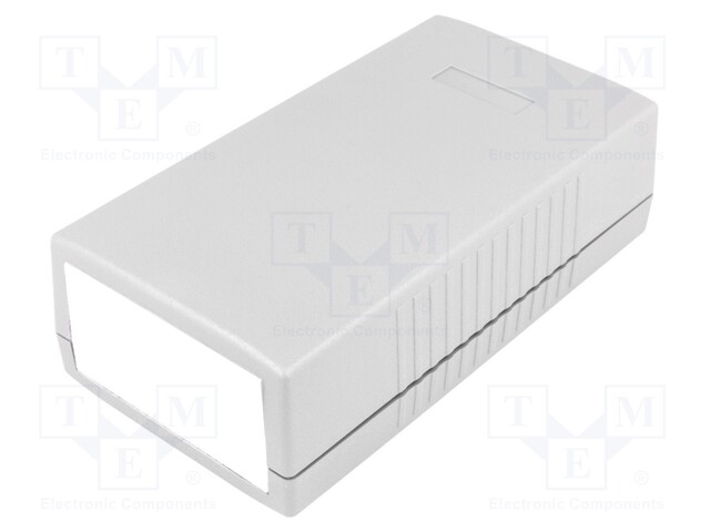 Enclosure: with panel; X: 80mm; Y: 150mm; Z: 45mm; ABS; dark grey