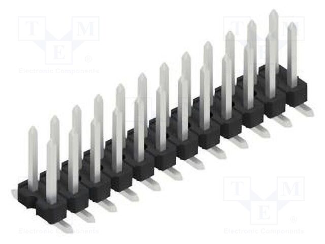 Connector: pin strips; pin header; male; PIN: 24; 2.54mm; SMT; 2x12