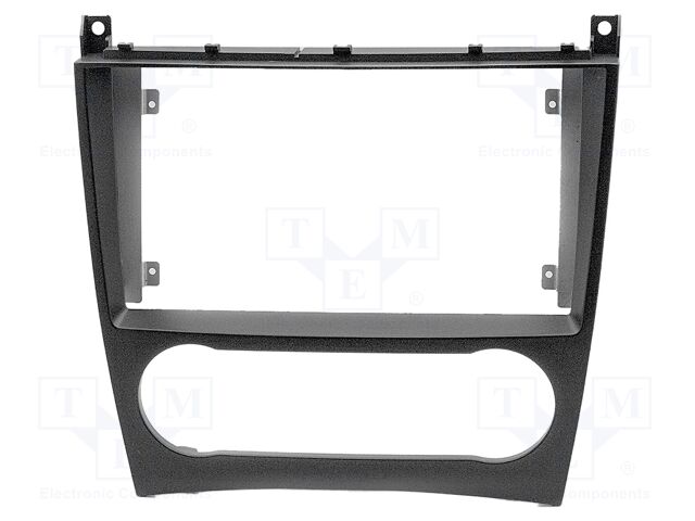 Radio frame; Mercedes; black; 9"