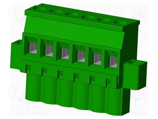 Connector: pluggable terminal block; plug; female; angled 90°
