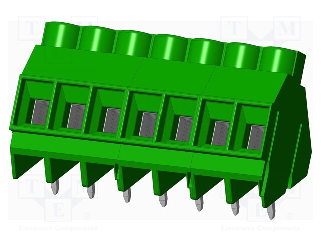 Connector: PCB terminal block; terminal; Plating: tinned; on PCBs