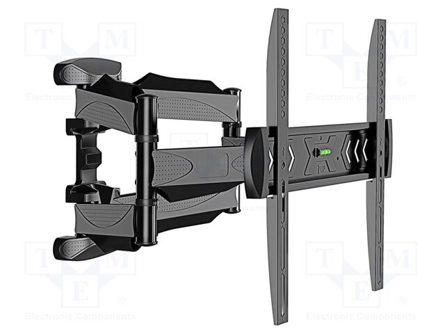 Holder; for wall mounting; 36.4kg; 32÷58"; black