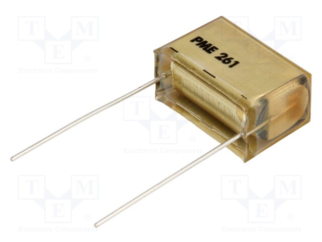 Capacitor: paper; 10nF; 220VAC; Pitch: 10.2mm; ±10%; THT; 400VDC