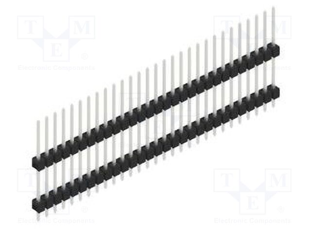 Connector: pin strips; pin header; male; PIN: 29; 2.54mm; THT; 1x29