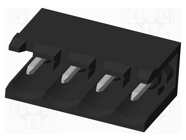 Connector: pluggable terminal block; socket; male; on PCBs