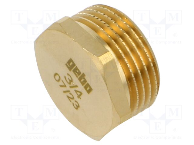 Hexagonal; max.6bar@<90°C,max.16bar@10°C÷30°C; brass CW617N