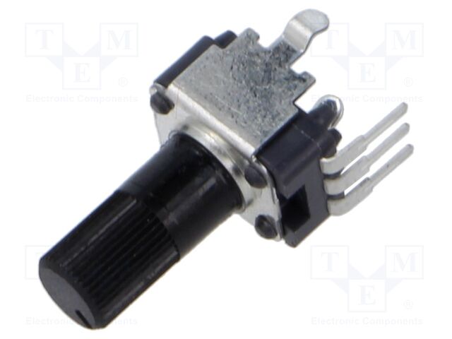 Potentiometer: shaft; single turn,vertical; 10kΩ; ±20%; 6mm