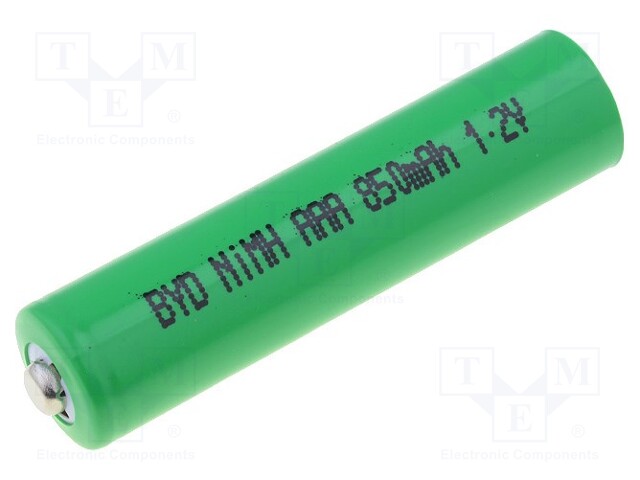 Re-battery: Ni-MH; AAA,R3; 1.2V; 850mAh