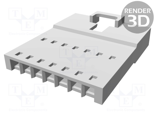 Plug; wire-wire; male; SL; 2.54mm; PIN: 7; w/o contacts,A; for cable