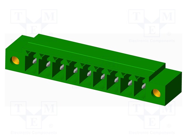 Connector: pluggable terminal block; socket; male; angled 90°
