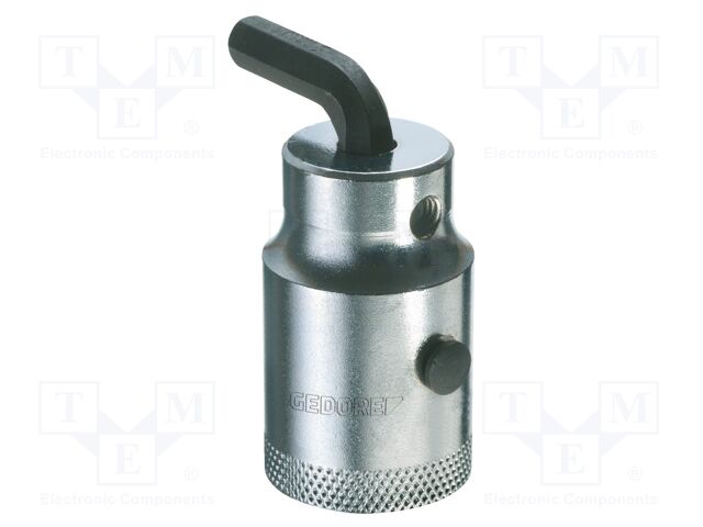 Socket; hex key,socket spanner; 3mm; 16mm; Chrom-vanadium steel