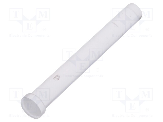 Fibre for LED; round; Ø3.8mm; Front: flat; straight; UL94V-2