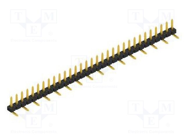 Connector: pin strips; pin header; male; PIN: 31; 2mm; SMT; 1x31