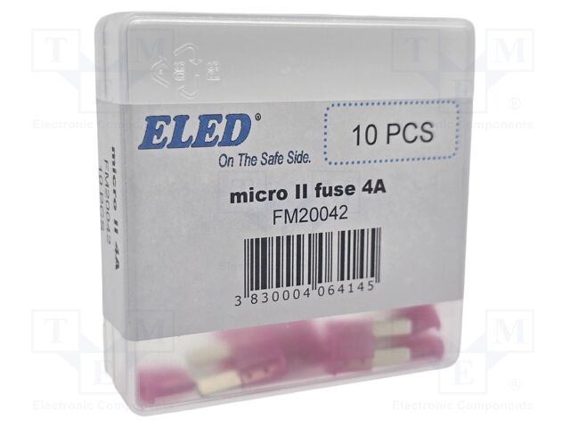 Fuse: fuse; 4A; 32VDC; automotive; 9.1mm; 9.1x3.8x15.3mm