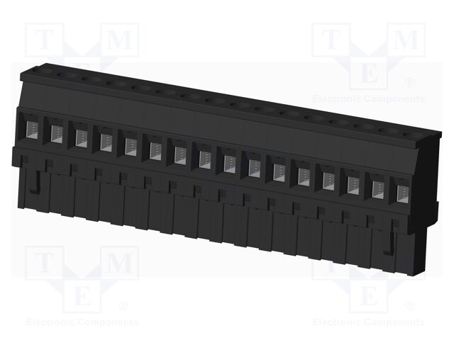 Connector: pluggable terminal block; plug; female; angled 90°