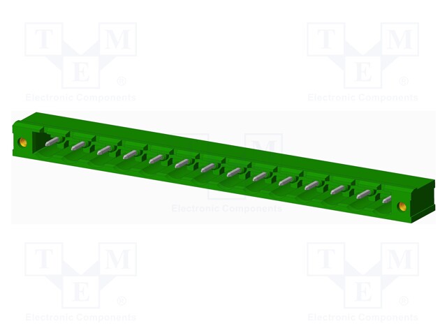 Connector: pluggable terminal block; socket; male; angled 90°
