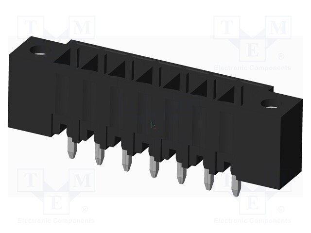 Connector: pluggable terminal block; socket; male; on PCBs