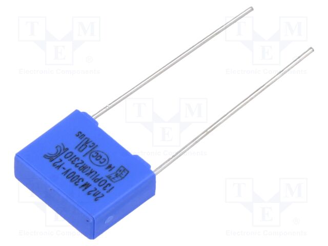 Capacitor: polypropylene; Y2; 2.2nF; THT; ±20%; 10mm; -55÷105°C