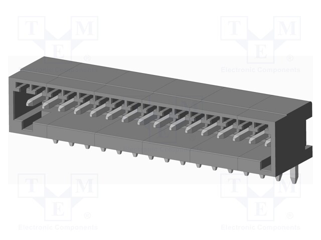 Connector: pluggable terminal block; socket; male; on PCBs