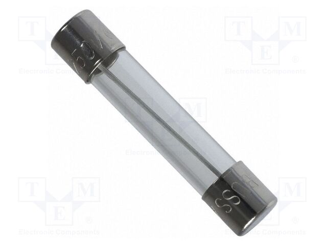 Fuse: fuse; quick blow; 10A; 250VAC; cylindrical,glass; 6.3x32mm