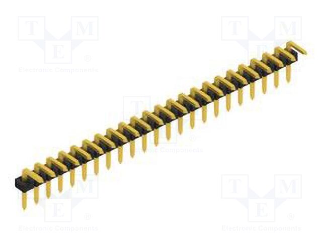 Connector: pin strips; pin header; male; PIN: 23; 2mm; THT; 1x23