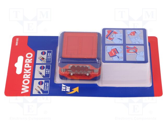 Stripping tool; Wire: round; 24AWG÷6AWG