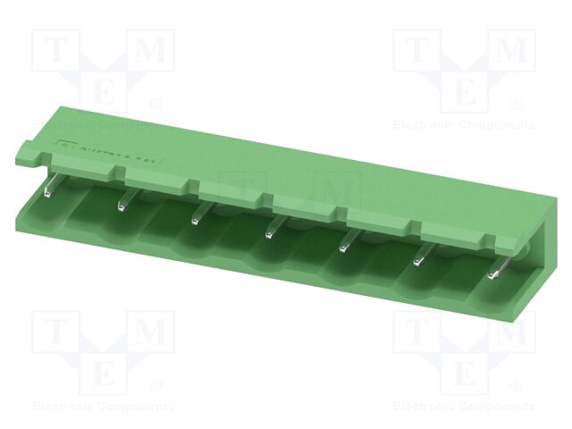 PCB headers, nominal cross section: 2.5 mm?, color: green, n