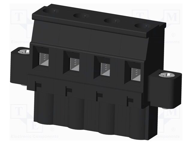 Connector: pluggable terminal block; plug; female; angled 90°