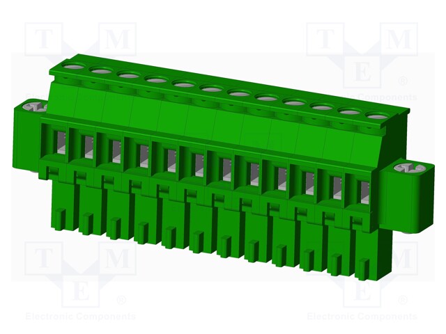 Connector: pluggable terminal block; plug; female; angled 90°
