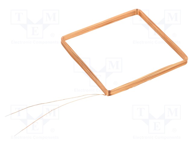 RFID antenna; 125kHz; Body dim: 53x53x3.4mm; 790uH