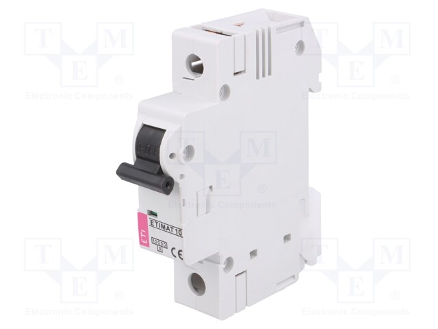 Circuit breaker; 230/400VAC; Inom: 1A; Poles: 1; DIN; Charact: C