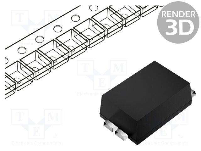 Schottky Rectifier, 100 V, 10 A, Single, TO-277, 3 Pins, 670 mV