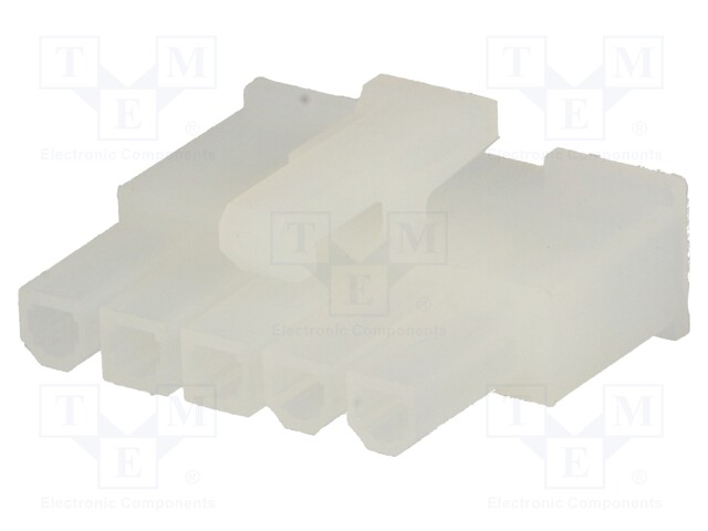 Plug; wire-wire/PCB; female; Mini-Fit Jr; 4.2mm; PIN: 5; for cable