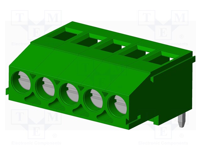 Connector: PCB terminal block; terminal; Plating: tinned; on PCBs