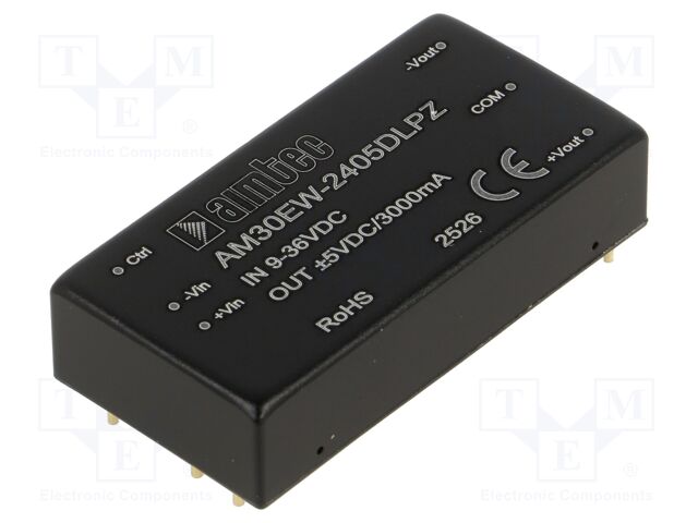 Converter: DC/DC; Protection: short circuit protection SCP