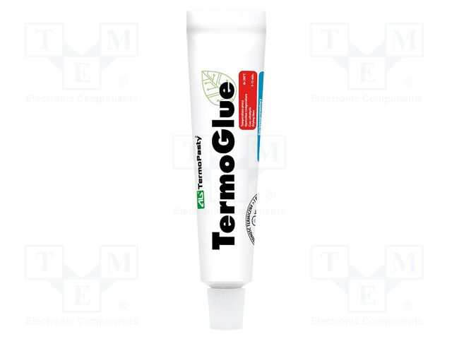 Heat transfer glue; white; 10g; Termoglue; 1W/mK; max.200°C; 2MPa