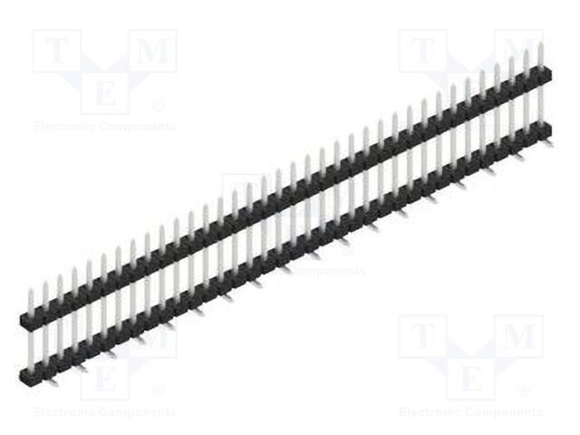Connector: pin strips; pin header; male; PIN: 36; 2mm; SMT; 1x36
