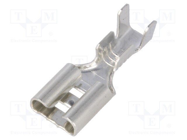 Terminal: flat; 6.3mm; 0.8mm; female; 1.5÷2.5mm2; crimped; tinned