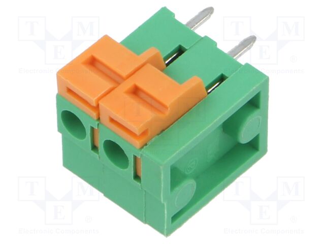 Connector: PCB terminal block; HA; 300V; terminal; ways: 2; on PCBs