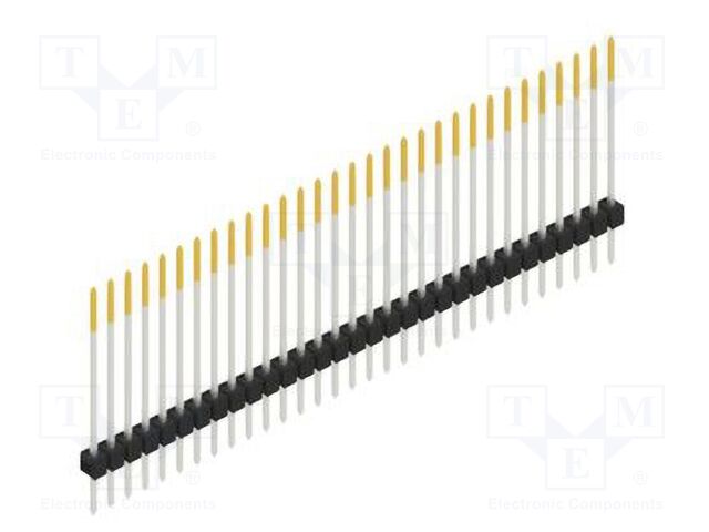 Connector: pin strips; pin header; male; PIN: 31; 2.54mm; THT; 1x31