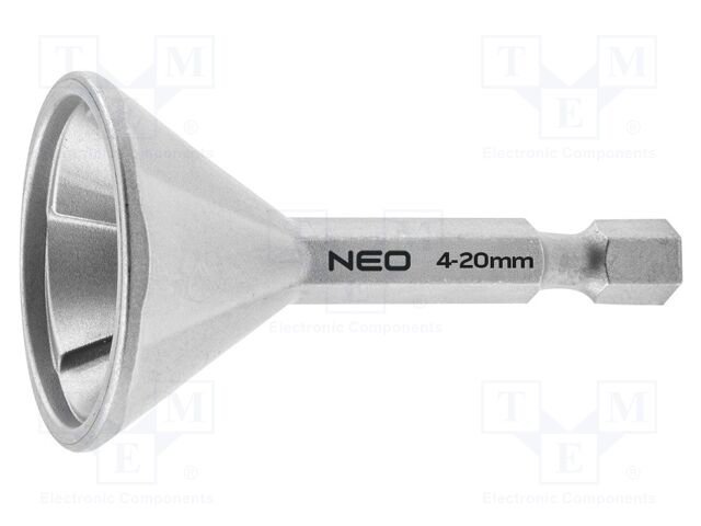 Countersink bit; Ø: 4÷20mm; hexagonal; 1/4"; L: 50mm